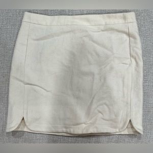 J. Crew White Skirt